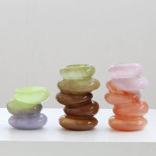 Swirl Vase Lime - Medium Lime Green Vase