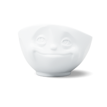 16 oz Bowl - Dreamy Face - white porcelain bowl