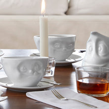 Coffee Cup with Saucer - Grinning Face - lifestyle image