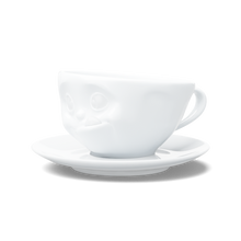 Coffee Cup with Saucer - Tasty Face - alternate product view