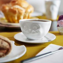 Coffee Cup with Saucer - Tasty Face - lifestyle image