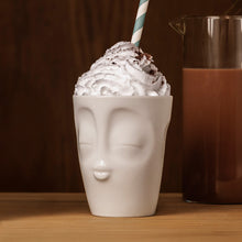 Mug with Handle - Kissing Face - lifestyle view