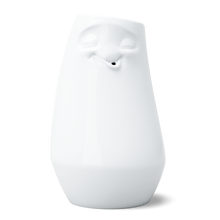 FIFTYEIGHT TASSEN Tall Flower Vase Laid-Back Face white porcelain