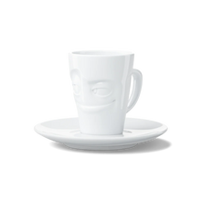 Espresso Mug with Handle - Impish Face - white background product image
