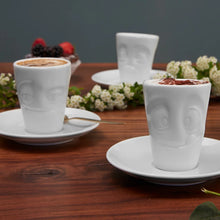 Espresso Mug with Handle - Tasty Face - lifestyle image