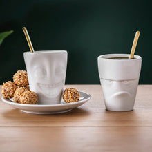 Espresso Mug with Handle - Joking Face - lifestyle image