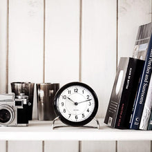 Arne Jacobsen Station Table Clock, White/Black
