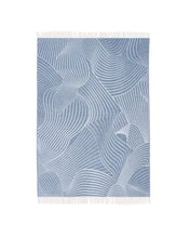 Maison Deux Blanket MOOOI TEHCNO BEE Denim Cream