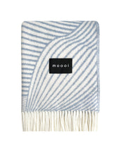 Maison Deux Blanket MOOOI TEHCNO BEE Denim Cream