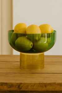 Tip Top XL Green & Yellow – Large Decorative Bowls for Tables