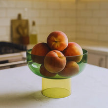 Tip Top XL Green & Yellow – Large Decorative Bowls for Tables