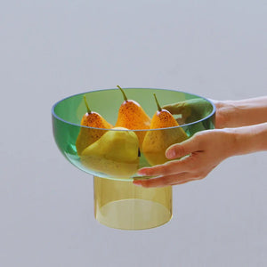 Tip Top XL Green & Yellow – Large Decorative Bowls for Tables