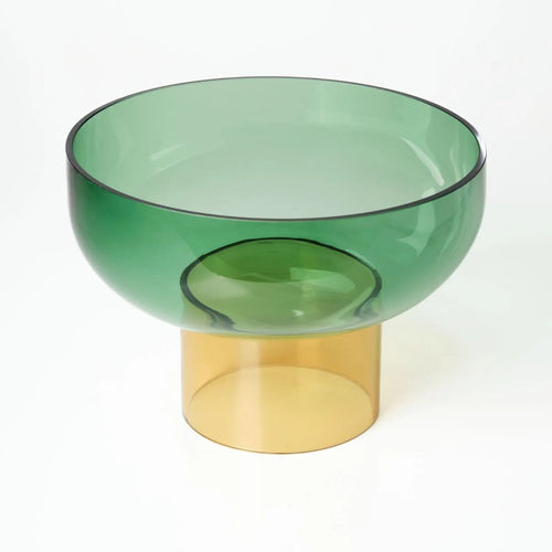 Tip Top XL Green & Yellow – Large Decorative Bowls for Tables