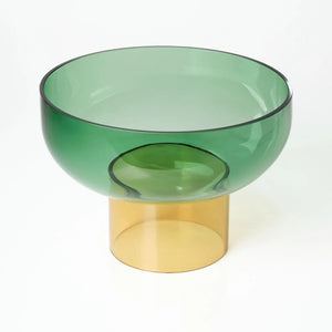 Tip Top XL Green & Yellow – Large Decorative Bowls for Tables
