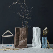 Rosenthal Bag Vase Do Not Litter White Matte