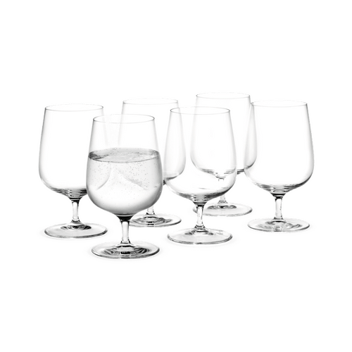 Holmegaard Bouquet Tumbler, Clear, 12.8 Oz, 6 Pcs.