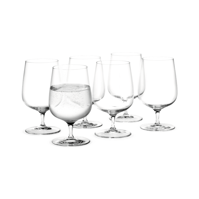 Holmegaard Bouquet Tumbler, Clear, 12.8 Oz, 6 Pcs.