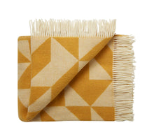 Silkeborg Uldspinderi Twist a Twill Throw - Corn Yellow