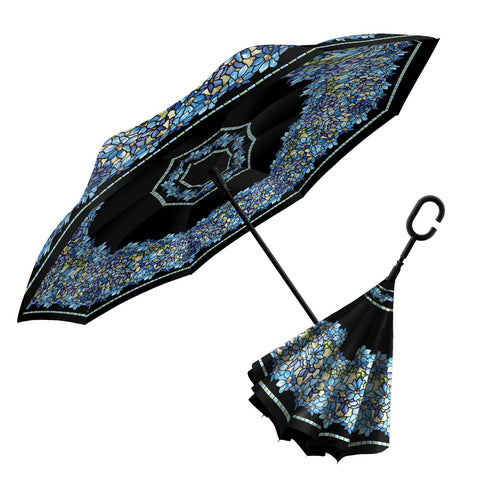 Tiffany Clematis Reverse Umbrella - Earlier Design