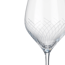 Holmegaard Cabernet Lines White Wine Glass, Clear, 12.2 Oz, 2 Pcs.