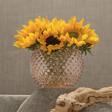 Hobnail Vase - Large - Apricot Chiffon