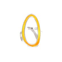 Yellow & Orange Oval Adrianne Ring