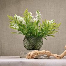 Hobnail Vase - Optic - Moss Green