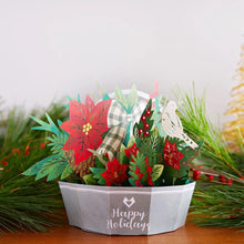 Love Pop Winter Flower Basket Decoration