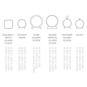 Glam Gold  Alarm Clock
