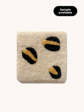 Rug LEOPARD Beige / Brown and Black Print 6.5 x 9.8 ft