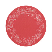Chilewich Placemats Wreath Crimson