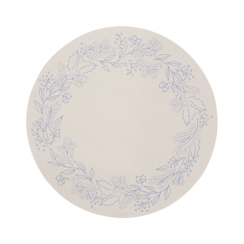 Chilewich Placemats Wreath Frost