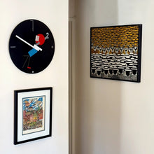 The Icon Wall Clock Black