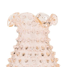 Hobnail Vase - Petal - Apricot Chiffon