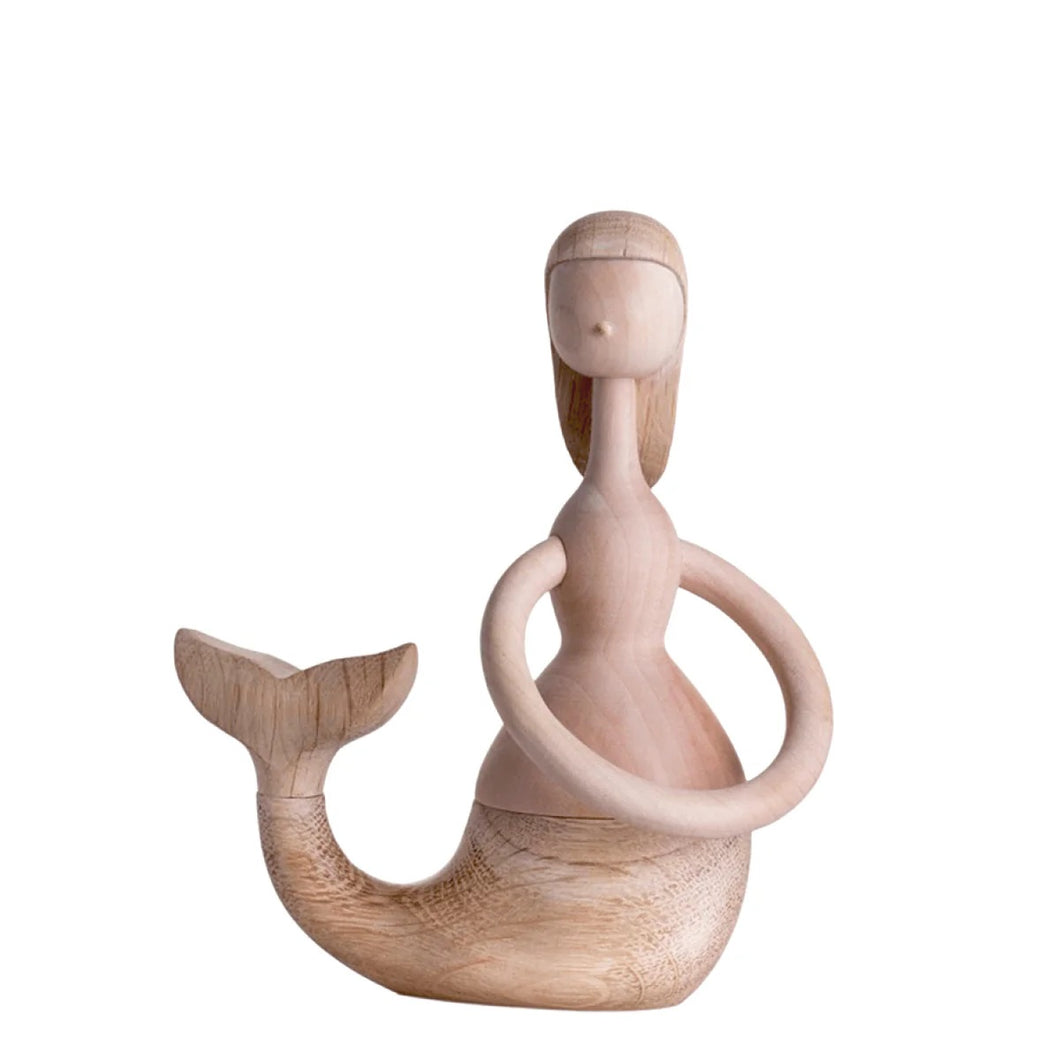 Mermaid Wooden Figurine by Architectmade