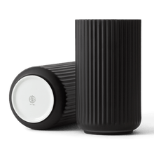 Lyngby Porcelæn Vase, Black