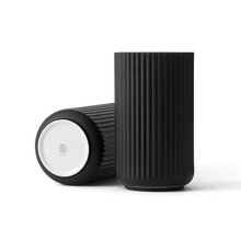 Lyngby Porcelæn Vase, Black