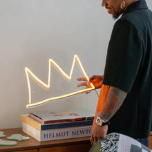 LED Neon Art Work Jean Michel Basquiat Crown