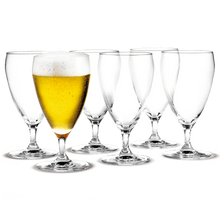 Holmegaard Perfection Beer Glass, Clear, 14.9 Oz, 6 Pcs.