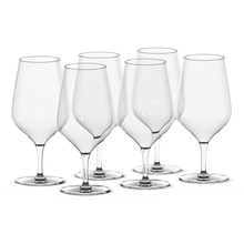 Holmegaard Cabernet Beer Glass, Clear, 21.6 Oz, 6 Pcs.