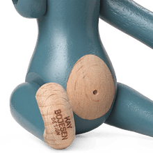 Kay Bojesen Vintage Monkey, Mini, Blue, H: 3.7"