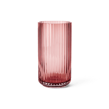 Lyngby Porcelæn Vase, Burgundy