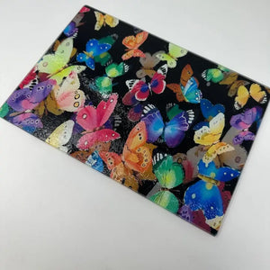 Tempered Glass Cutting Board Butterflies