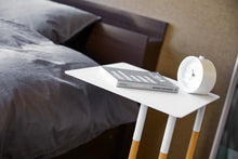 C Side Table (22" H)  - Steel + Wood