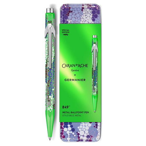 Caran d’Ache Germanier Collection Special Edition Ballpoint Pen Neon Green