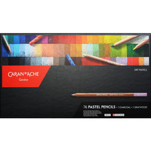 Caran d 'Ache – 76 Pastel Pencils + Charcoal + Graftwood