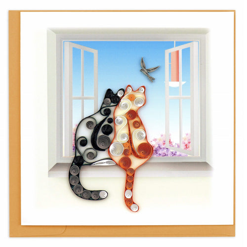 Greeting Card Two Cats