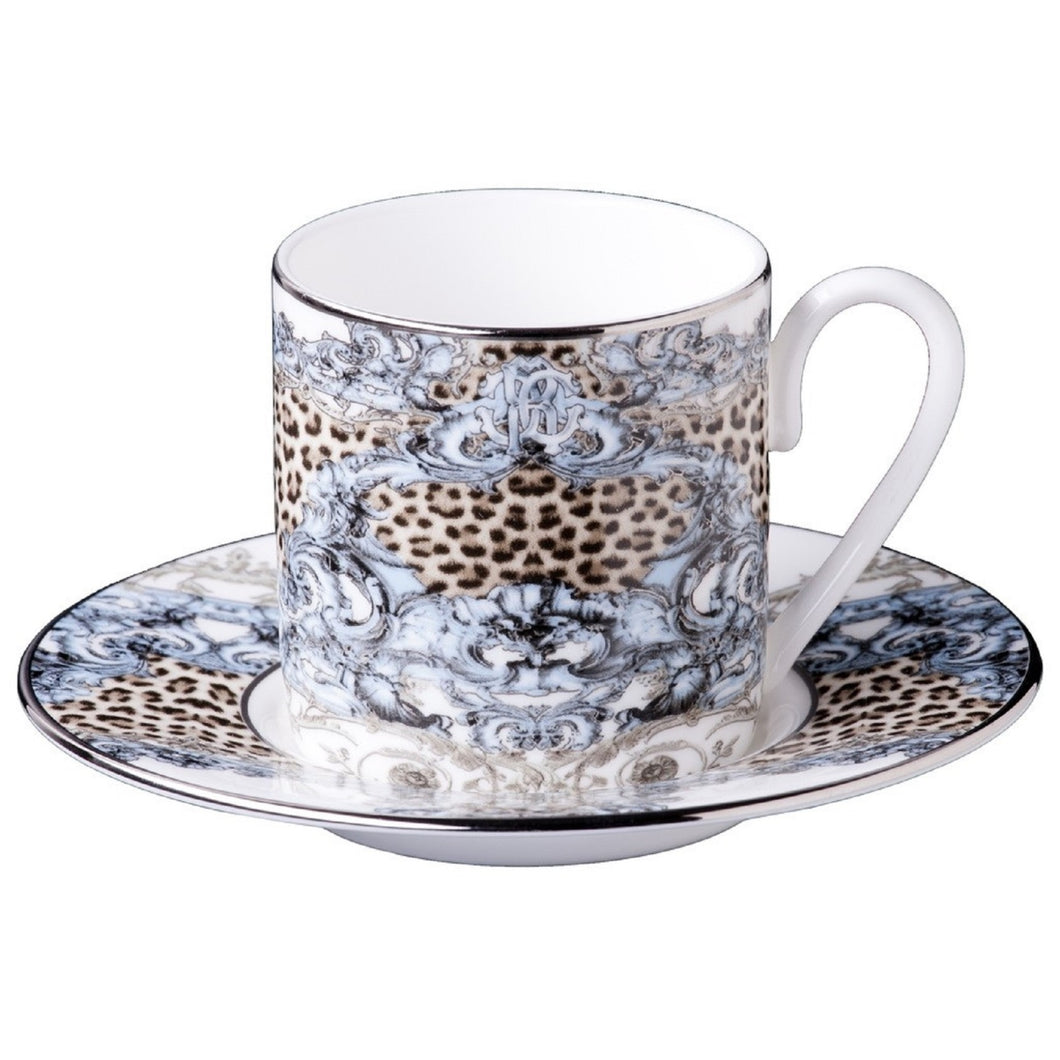 Cavalli Set of 2 Coffee Cups & Saucers Palazzo Pitti