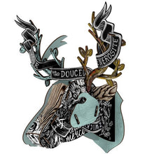 Wall Sculpture Trophy Deer Head XL Celebration