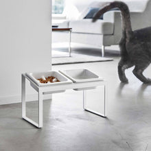 Slow Feeder Pet Bowl - Steel + Ceramic